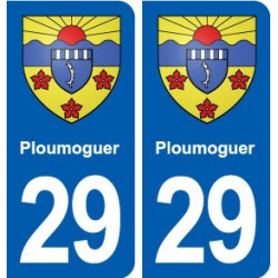 29 Ploumoguer blason autocollant plaque stickers ville