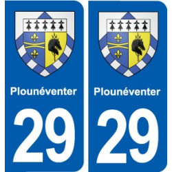 29 Plounéventer blason autocollant plaque stickers ville