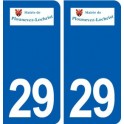 29 Plounévez-Lochrist logo autocollant plaque stickers ville