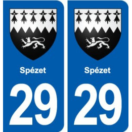 29 Spézet blason autocollant plaque stickers ville