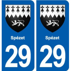 29 Spézet blason autocollant plaque stickers ville