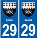 29 Spézet blason autocollant plaque stickers ville