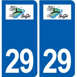29 Spézet logo autocollant plaque stickers ville