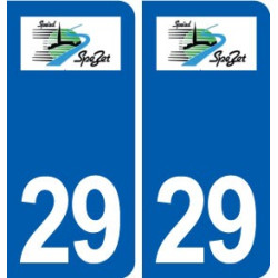 29 Spézet logo autocollant plaque stickers ville