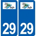 29 Spézet logo autocollant plaque stickers ville