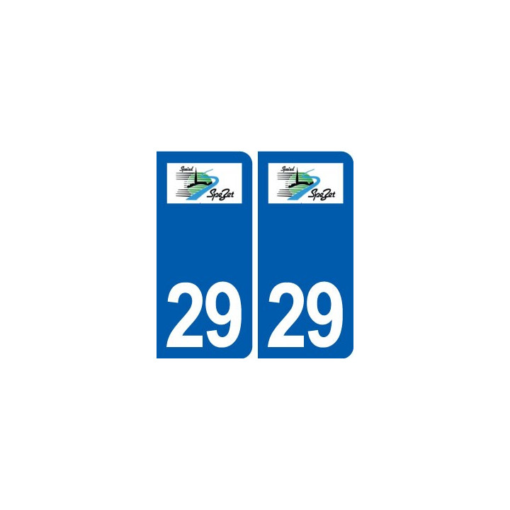 29 Spézet logo autocollant plaque stickers ville