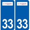 33 Saint-Estèphe logo ville autocollant plaque stickers