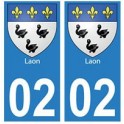 02 Laon città adesivo piastra