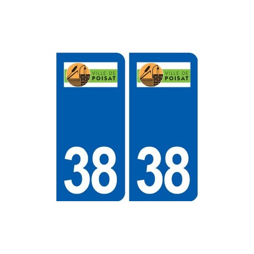 38-poisat-logo-ville-autocollant-plaque-stickers-ebay