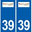 39 Bois-d'Amont logo autocollant plaque stickers ville
