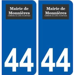 44  Monnières logo ville autocollant plaque stickers