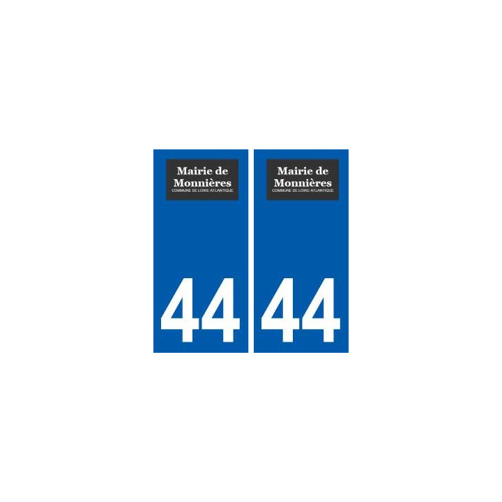 44  Monnières logo ville autocollant plaque stickers