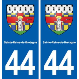 44  Sainte-Reine-de-Bretagne blason ville autocollant plaque stickers
