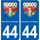 44  Sainte-Reine-de-Bretagne blason ville autocollant plaque stickers