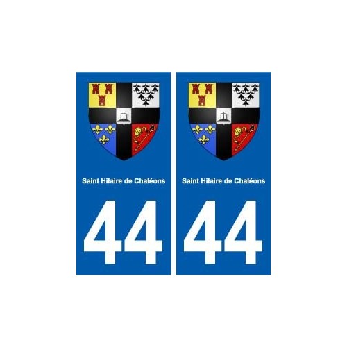 44  Saint-Hilaire-de-Chaléons blason ville autocollant plaque stickers