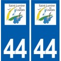 44  Saint-Lumine-de-Coutais logo ville autocollant plaque stickers