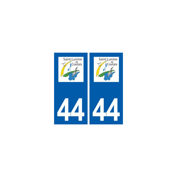 44  Saint-Lumine-de-Coutais logo ville autocollant plaque stickers