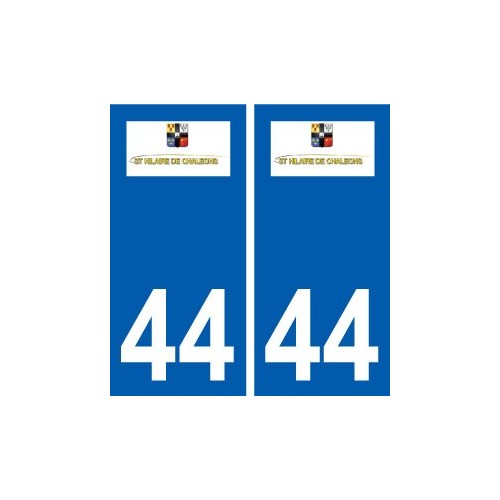44  Saint-Hilaire-de-Chaléons logo ville autocollant plaque stickers
