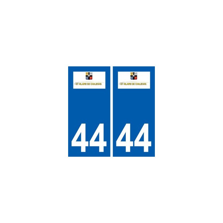 44  Saint-Hilaire-de-Chaléons logo ville autocollant plaque stickers