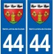 44  Saint-Lumine-de-Coutais blason ville autocollant plaque stickers