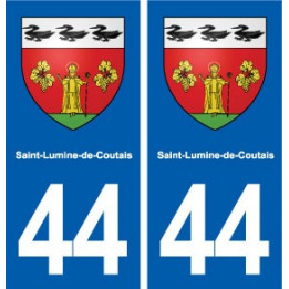 44  Saint-Lumine-de-Coutais blason ville autocollant plaque stickers