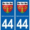 44  Saint-Lumine-de-Coutais blason ville autocollant plaque stickers