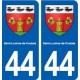 44  Saint-Lumine-de-Coutais blason ville autocollant plaque stickers