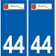 44  Vay logo ville autocollant plaque stickers
