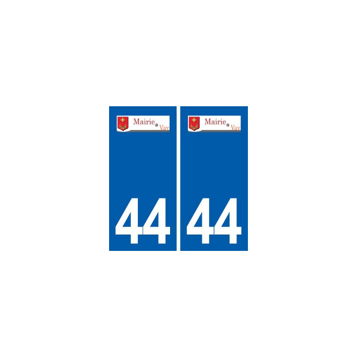 44  Vay logo ville autocollant plaque stickers