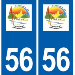 56 Allaire logo autocollant plaque stickers ville