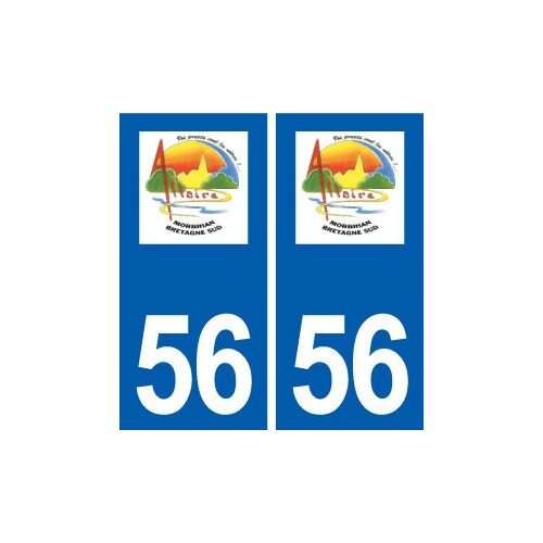 56 Allaire logo autocollant plaque stickers ville
