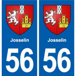 56 Josselin blason autocollant plaque stickers ville