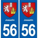 56 Josselin blason autocollant plaque stickers ville