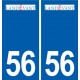 56 Landévant logo autocollant plaque stickers ville