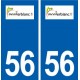 56 Monterblanc logo autocollant plaque stickers ville