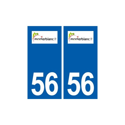 56 Monterblanc logo autocollant plaque stickers ville