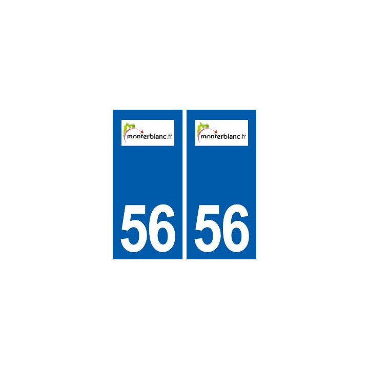 56 Monterblanc logo autocollant plaque stickers ville