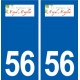 56 Noyal-Muzillac logo autocollant plaque stickers ville