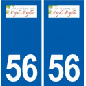 56 Noyal-Muzillac logo autocollant plaque stickers ville