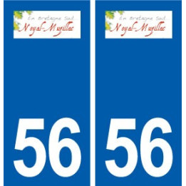 56 Noyal-Muzillac logo autocollant plaque stickers ville