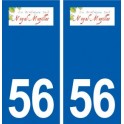 56 Noyal-Muzillac logo autocollant plaque stickers ville
