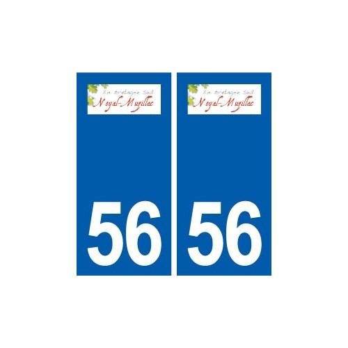 56 Noyal-Muzillac logo autocollant plaque stickers ville