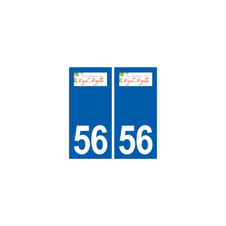 56 Noyal-Muzillac logo autocollant plaque stickers ville