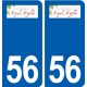 56 Noyal-Muzillac logo autocollant plaque stickers ville