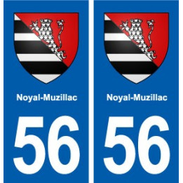 56 Noyal-Muzillac blason autocollant plaque stickers ville