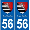 56 Noyal-Muzillac blason autocollant plaque stickers ville
