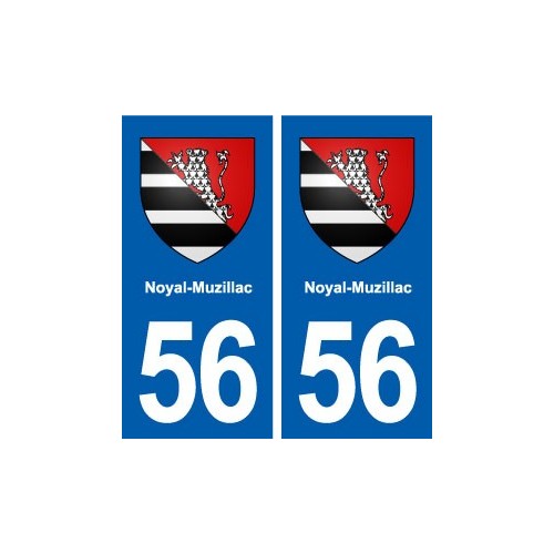 56 Noyal-Muzillac blason autocollant plaque stickers ville