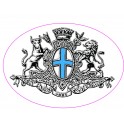 Coat of arms of Marseille logo sticker, adhesive sticker