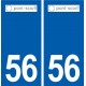 56 Pont-Scorff logo autocollant plaque stickers ville