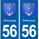 56 Port-Louis blason autocollant plaque stickers ville